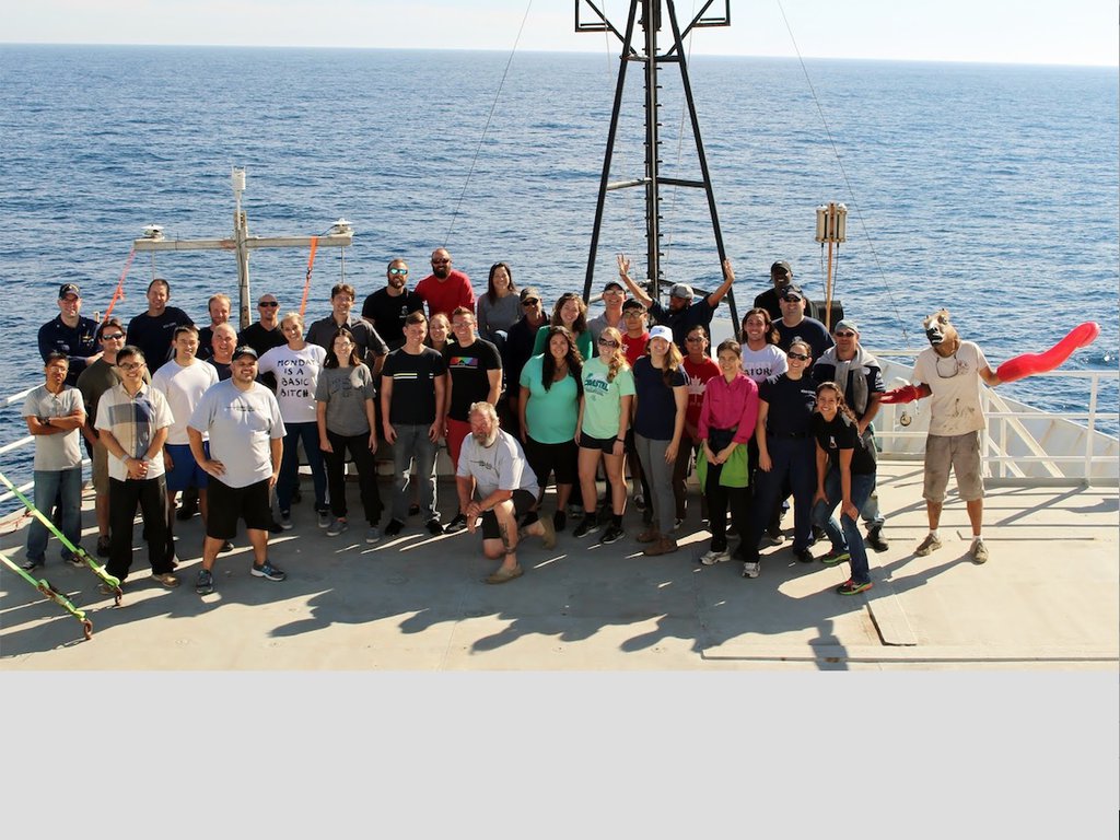 Science Crew On Deck; R/V Ronald H Brown